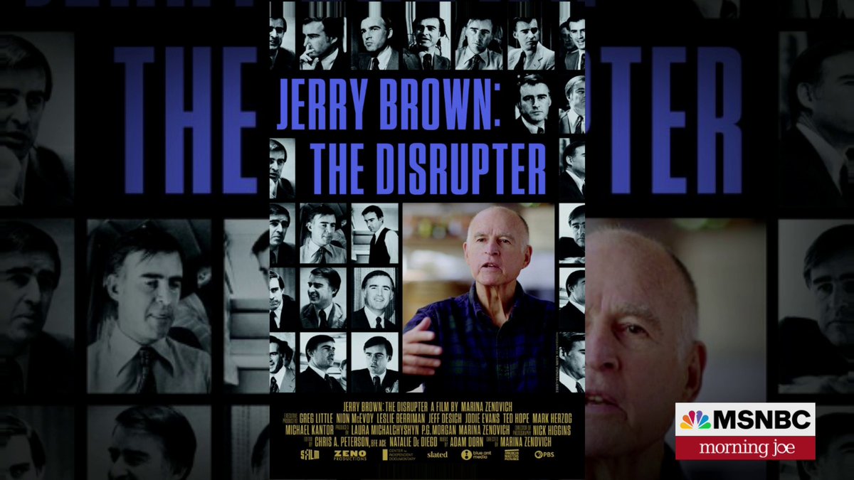 Jerry Brown: The Disrupter is up for viewing now here: on.msnbc.com/3RzuGtv #AmericanMastersPBS