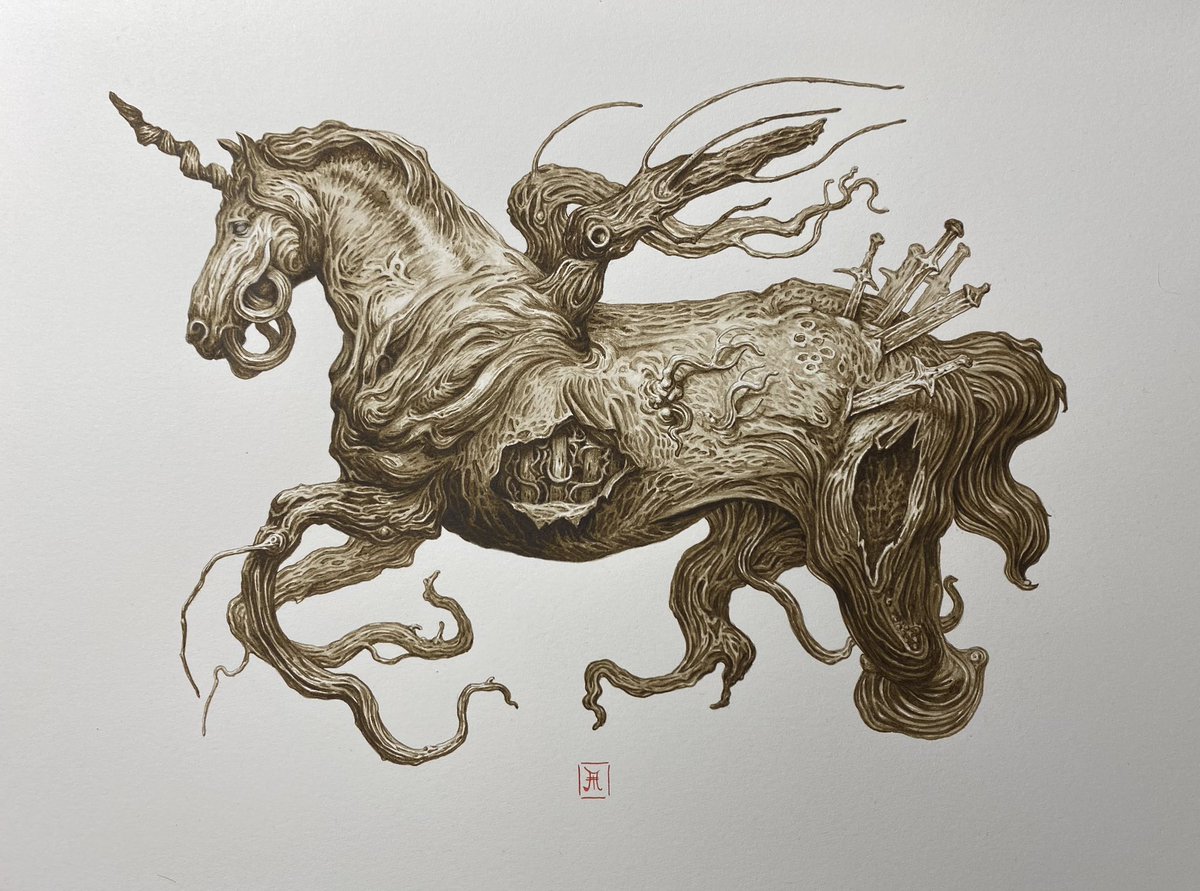 artbyigorkrstic's tweet photo. “Unicorn”
It’s available for purchase. DM if interested.
#art #archespaper #watercolors #watercolours #danielsmithwatercolors #danielsmith #davincibrushes #raphaelbrushes #unicorn #horse https://t.co/AIzhtmmgSA