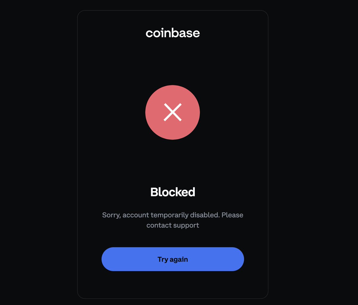 Coinbase has blocked my account without any explanation whatsoever.

How are you any better than the banks we are supposed to replace?