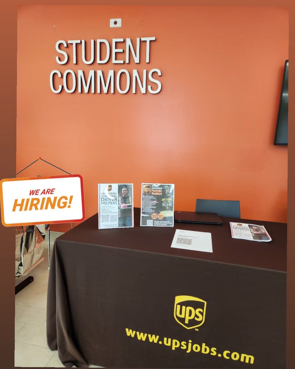 Austin Community College Hays had a great turnout at their Career Fair! UPS is ramping up to hire in your zip code. #Driverhelper #SSD  #Kyle #Buda #SanMarcos #HaysCounty
🔗 upsjobs.com