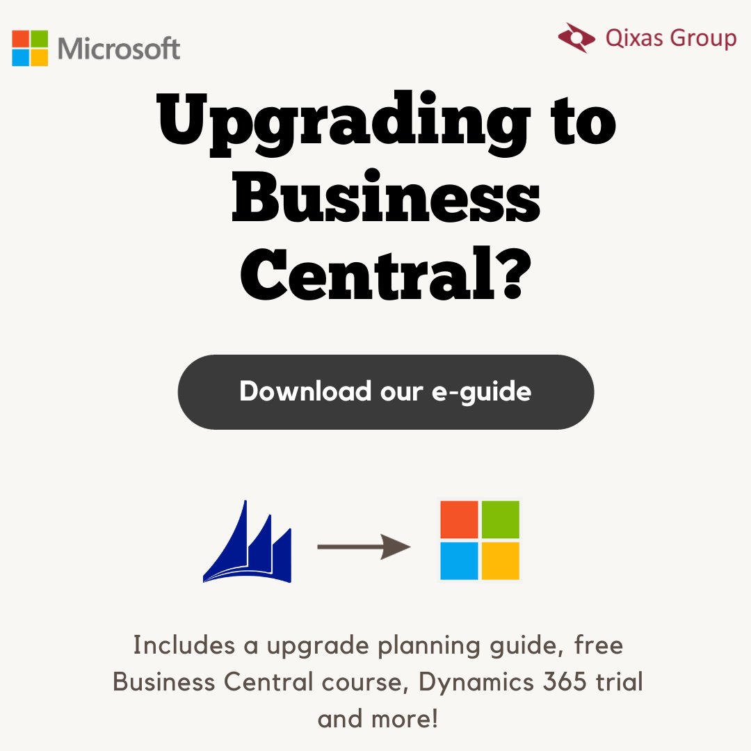 qixas's tweet photo. "Ready to elevate your business with Microsoft Dynamics 365? 🚀 Get your hands on the ultimate Dynamics NAV upgrade guide Packed with a free course, an adoption guide, and more, we make your transition a breeze. #Dynamics365 #Msdyn365 👉  https://t.co/zKX9knvEgy https://t.co/ZARmVEN36C
