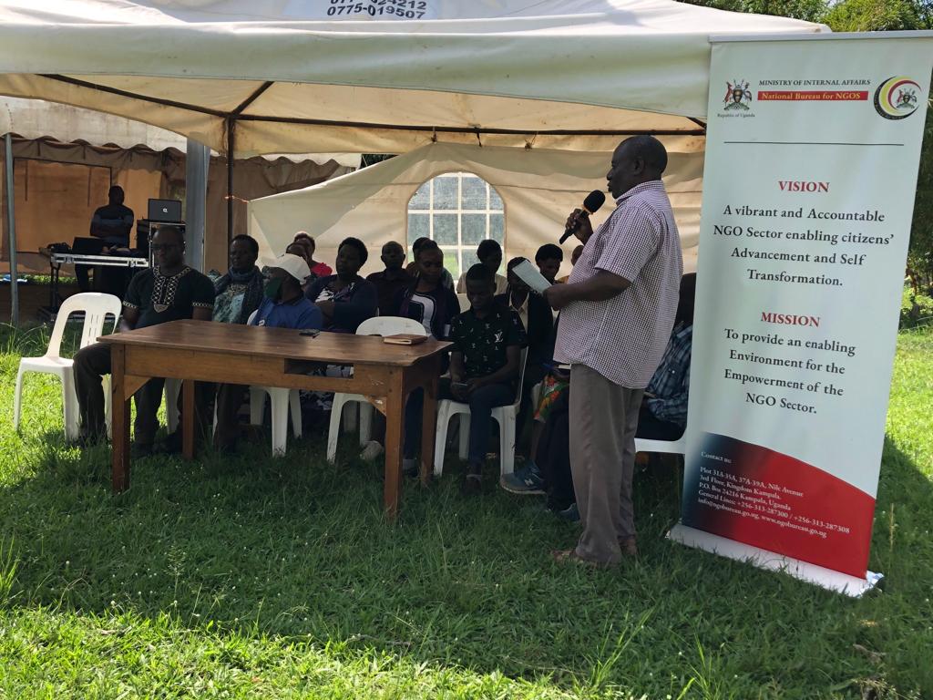 NGObureau's tweet photo. As a way of enhancing a sustainable relationship between the @NGObureau, NGOs & other stakeholders, NGO Bureau is in Bwizibwera town council in Mbarara district for a community dialogue targeting Sub-County NGO Monitoring Committee and community members. #NGORegulatoryFramework https://t.co/DGTWO1C0O7