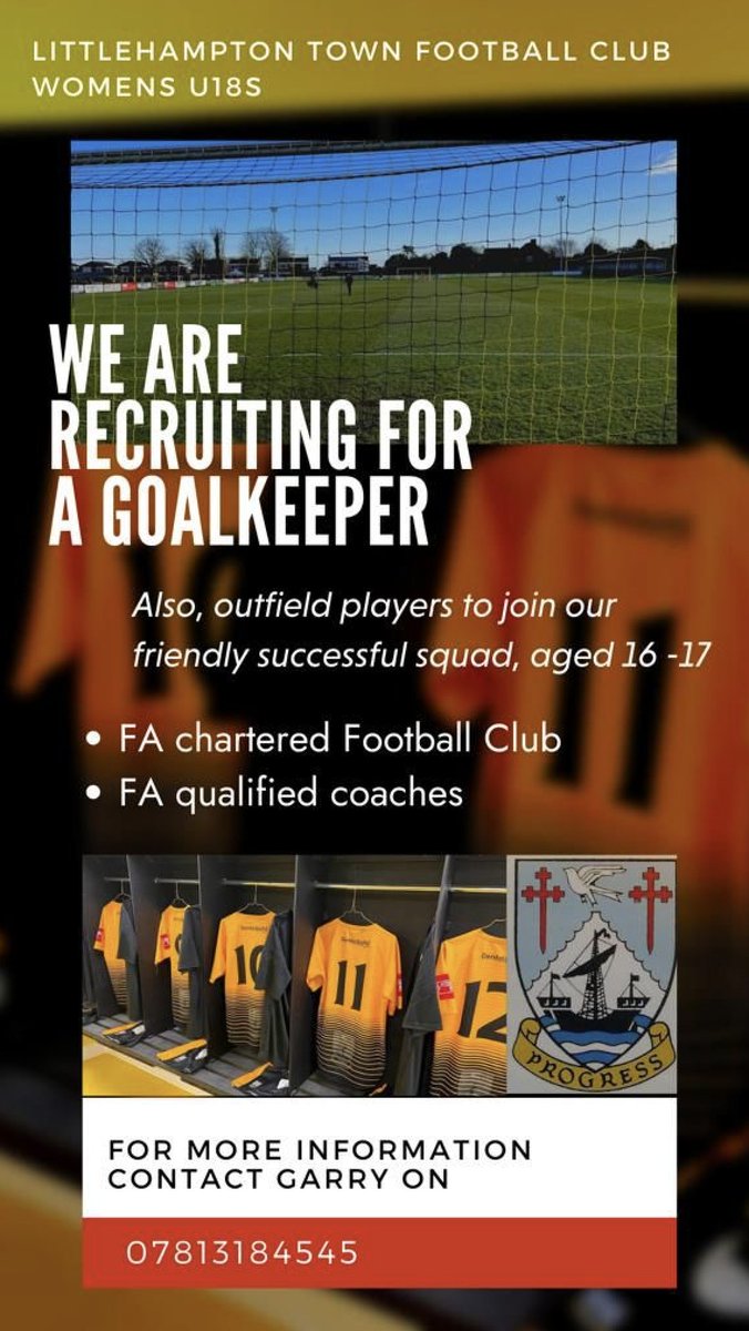 Our new Women's Under 18 side are on the lookout for new players...