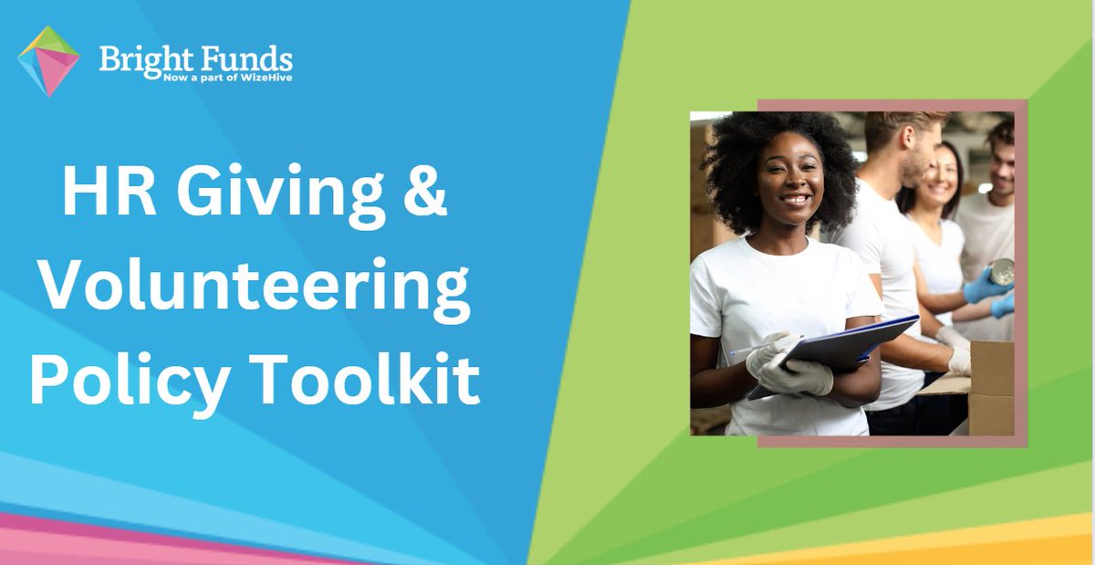 #EmployeeGiving and workplace volunteering programs are keys to #employeeengagement. Access our new Toolkit to guide you from policy development to program launch. hello.brightfunds.org/resources/hr-g…