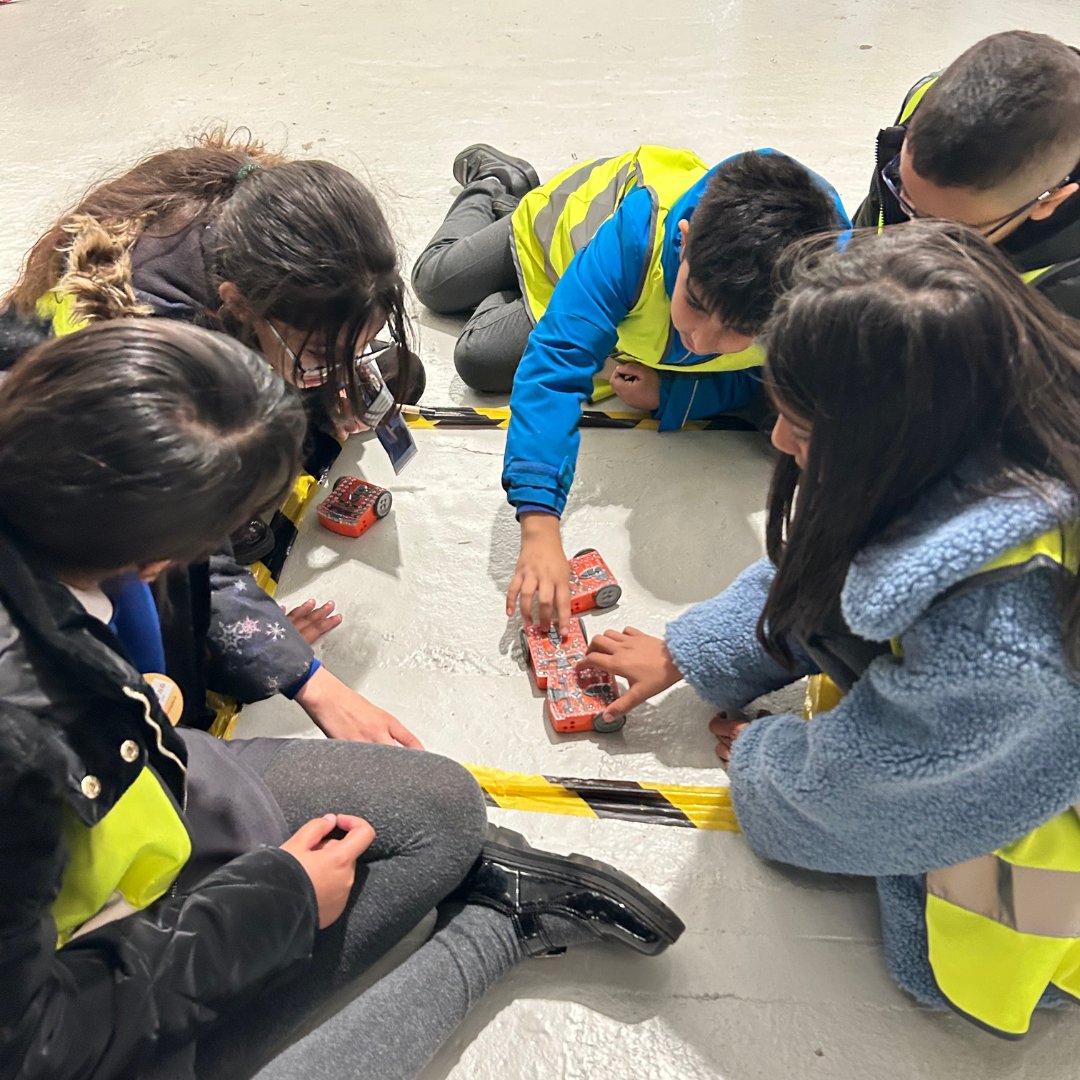 schoolofcoding's tweet image. We're thrilled to have volunteered at the RAF STEM event!🚀✨
Meet our young assistants guiding us with Edison robots and Crumble boards! 🤖🔌 The Future engineers in action! 😁
#STEMEducation #RAFSTEM #schoolofcodingai #coding #engineering #robotics #scratch #crumble #drones