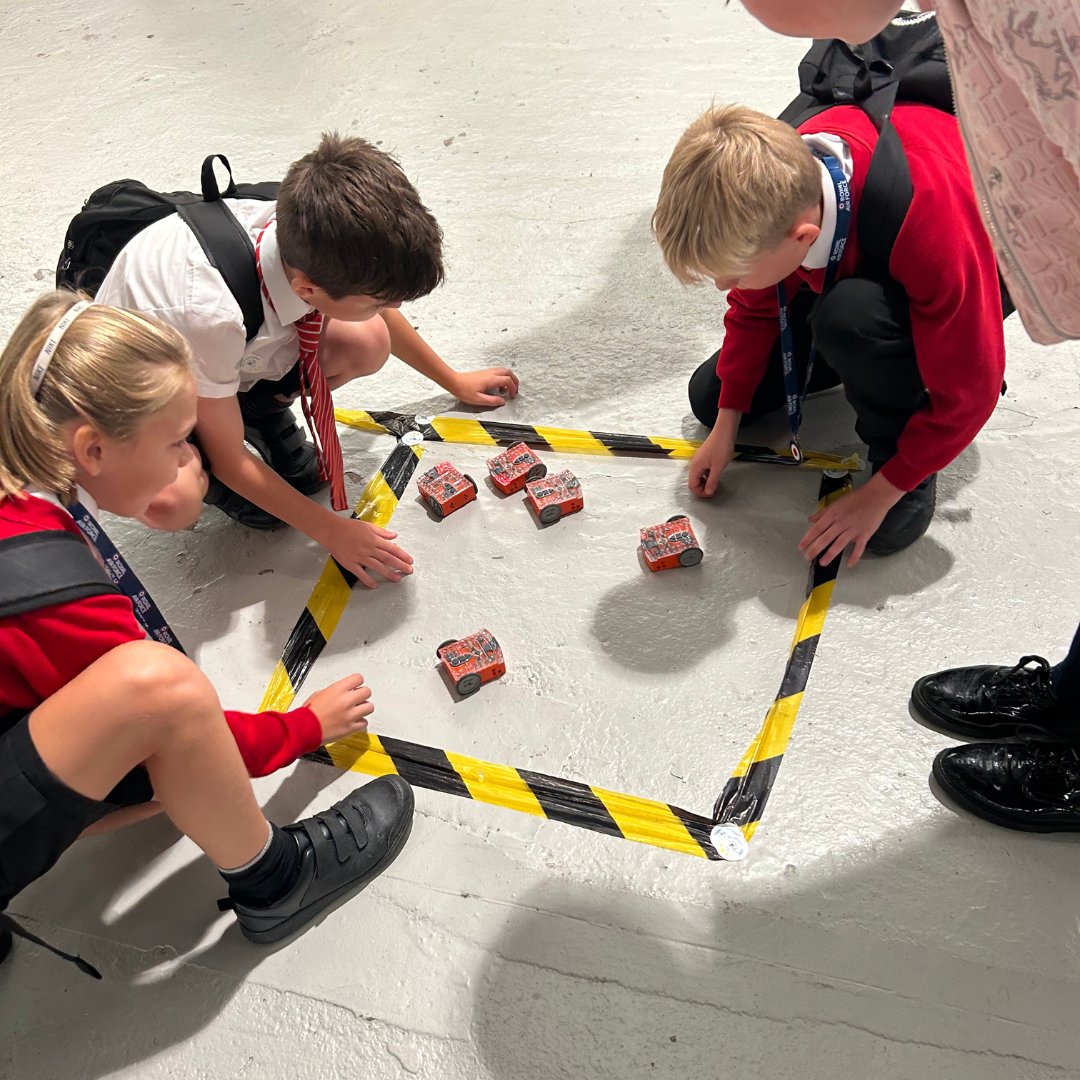 schoolofcoding's tweet image. We're thrilled to have volunteered at the RAF STEM event!🚀✨
Meet our young assistants guiding us with Edison robots and Crumble boards! 🤖🔌 The Future engineers in action! 😁
#STEMEducation #RAFSTEM #schoolofcodingai #coding #engineering #robotics #scratch #crumble #drones