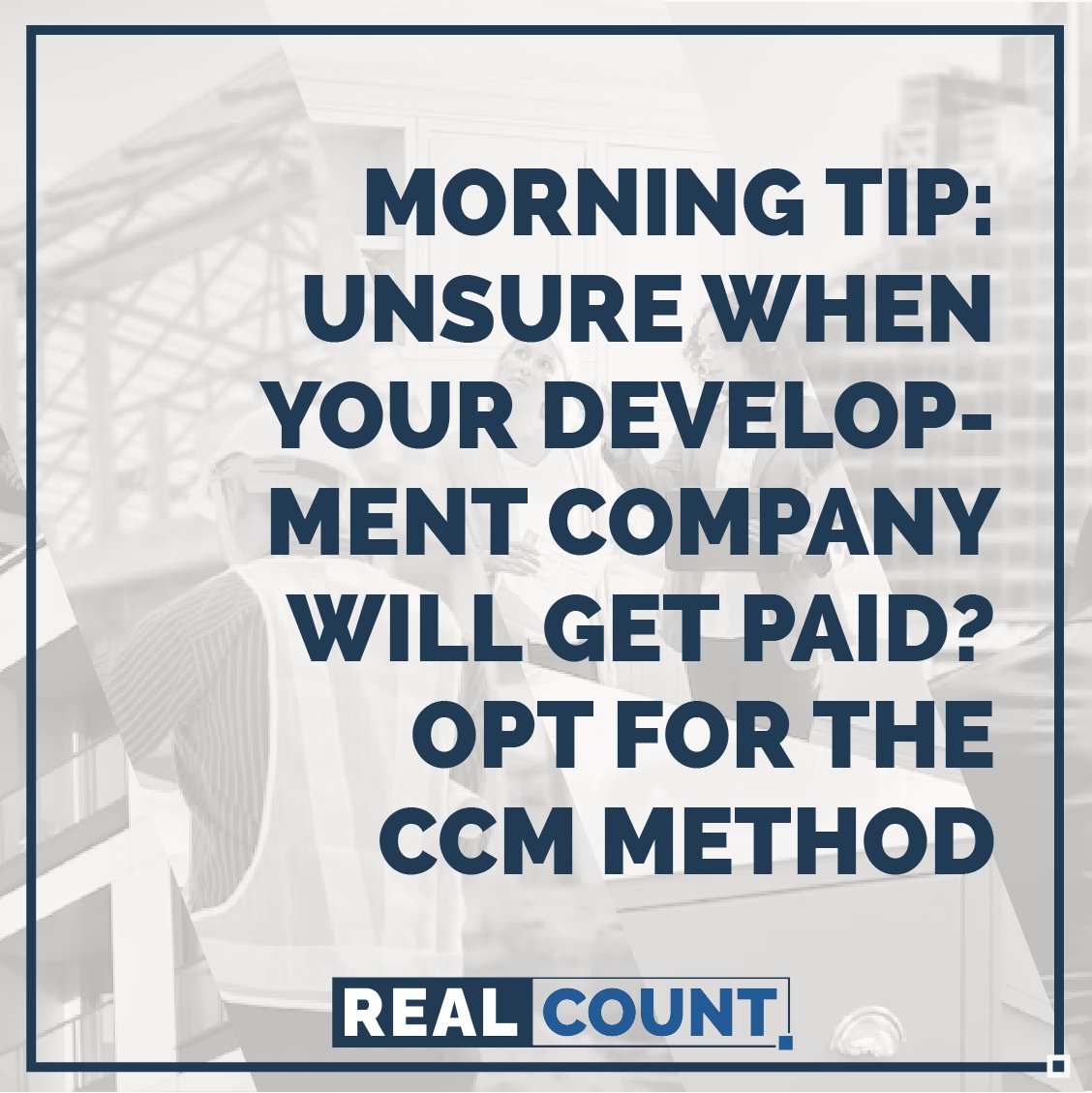 DAILY TIP: Combat uncertain timelines and payments using the completed contract accounting method. But be sure to consult your real estate CPA first.

#commercialrealestate #realestateinvesting #realestate #realestatedevelopment #realestateconstruction #construction