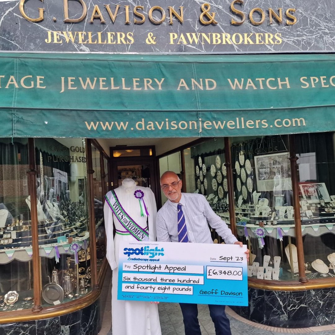 In August, Geoff Davison and his son Alex took on a 124-hour fasting challenge to raise funds to benefit our #SpotlightRadiotherapyAppeal. Together they raised £6,348.43! Geoff and Alex - you are both fantastic, thank you.

#SouthendHospital #Southend #SpotlightAppeal