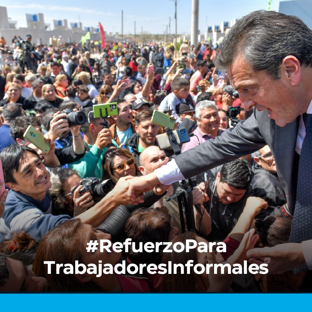 a_dolores4's tweet photo. Sergio Massa impulsó un #RefuerzoParaTrabajadoresInformales. Para quienes quieran acceder al mismo es necesario que cuenten con la Clave de Seguridad Social y una CBU a nombre del titular que lo solicite para cobrar el refuerzo. https://t.co/CcJ0ojEBH7