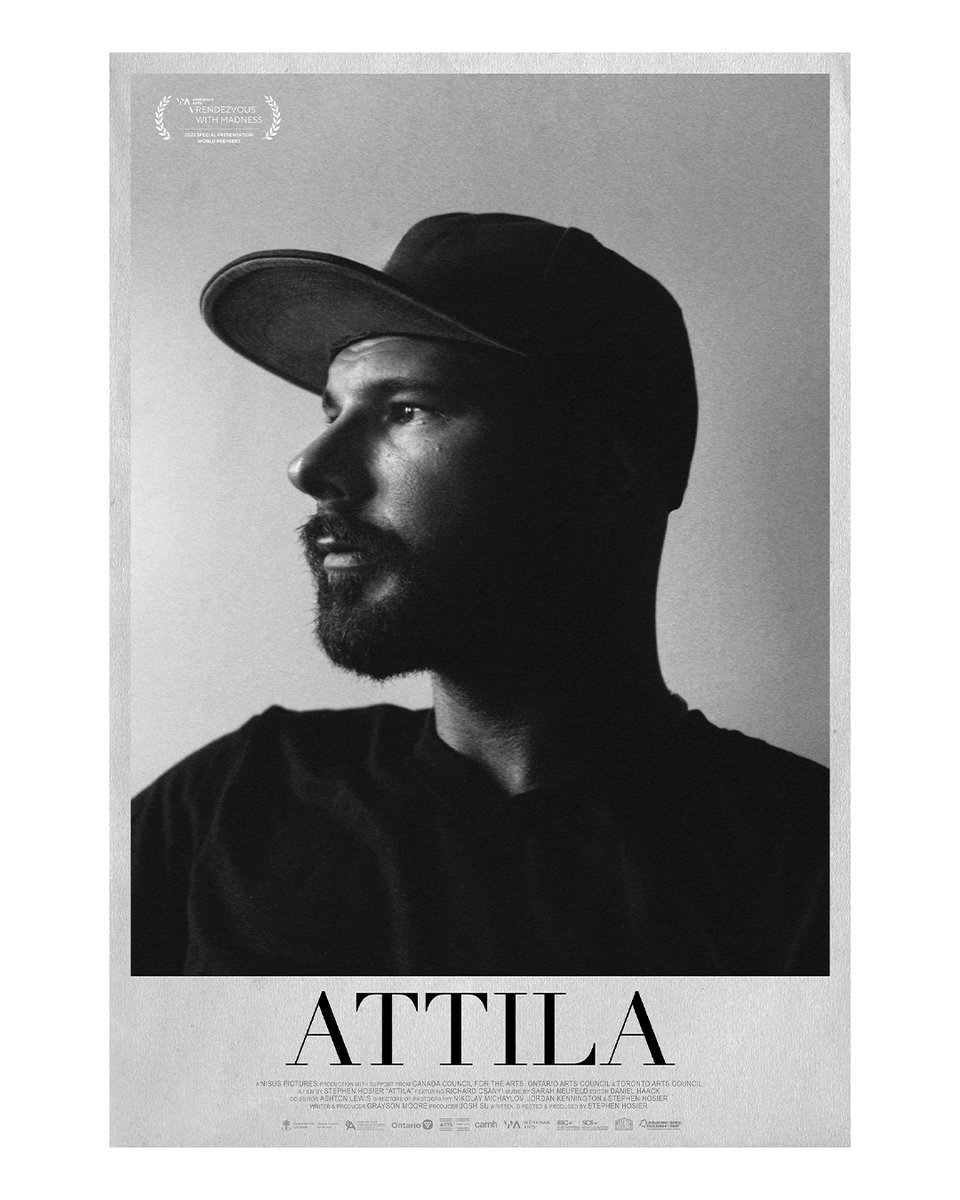 AttilaFilm's tweet image. Poster Drop | Join us on Oct. 10 at 7PM for the World Premiere of ATTILA hosted by @workmanarts and @camh.

Tickets are PWYC and range from $0-20. Link in bio.

Please read a message from Richard Csanyi in the thread below.

#ATTILAFilm
