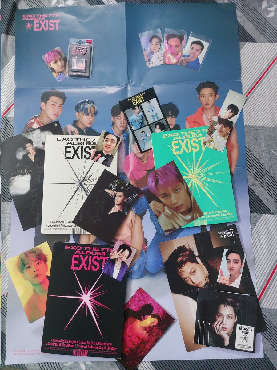 ImRaina348's tweet photo. Finally got my 5 versions of EXO EXIST Album. 
Super happy that they are here.
Thank you so much!  @TeamEXOIndia ❣️
#India_GO_Proof https://t.co/TkaYMM27iC