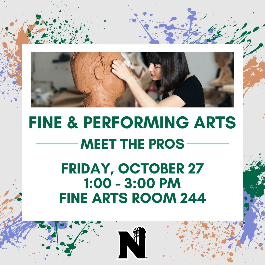 Next week is our Fine and Performing Arts Meet the Pros event in Fine Arts Room 244. Learn more at nwmissouri.edu/career/events/…