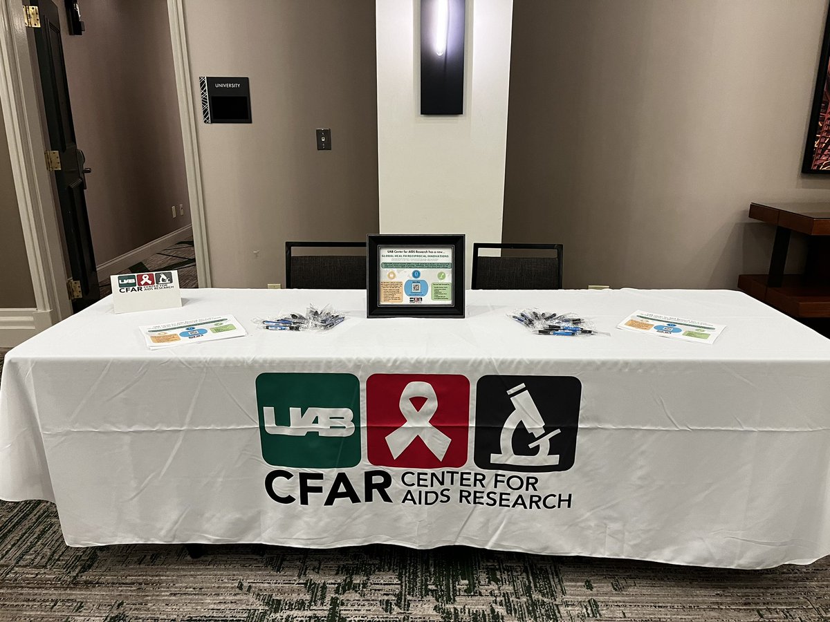 uabcfar's tweet image. We are excited to showcase our new #GHRI working group at the @uabglobalhealth global health symposium! Come see us at #UABGH2023 ! 
📅 Sept 27 &amp;amp; 29 8am - 5pm CST
📍UAB Hilton Hotel 
@UABHeersink 
@SparkmanCenter 
@UAB_ID