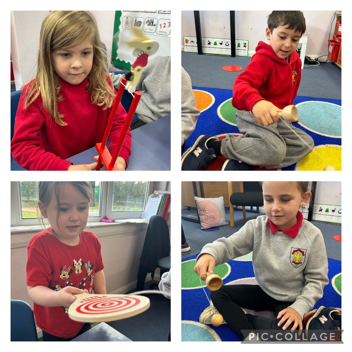 MidCalder_PS's tweet image. P2 have been learning all about toys and enjoyed our visit from West Lothian Museum Service. We played with toys from the 1960’s and thought about what materials they were made from and how they are different from the toys we play with today! #MCPSP2