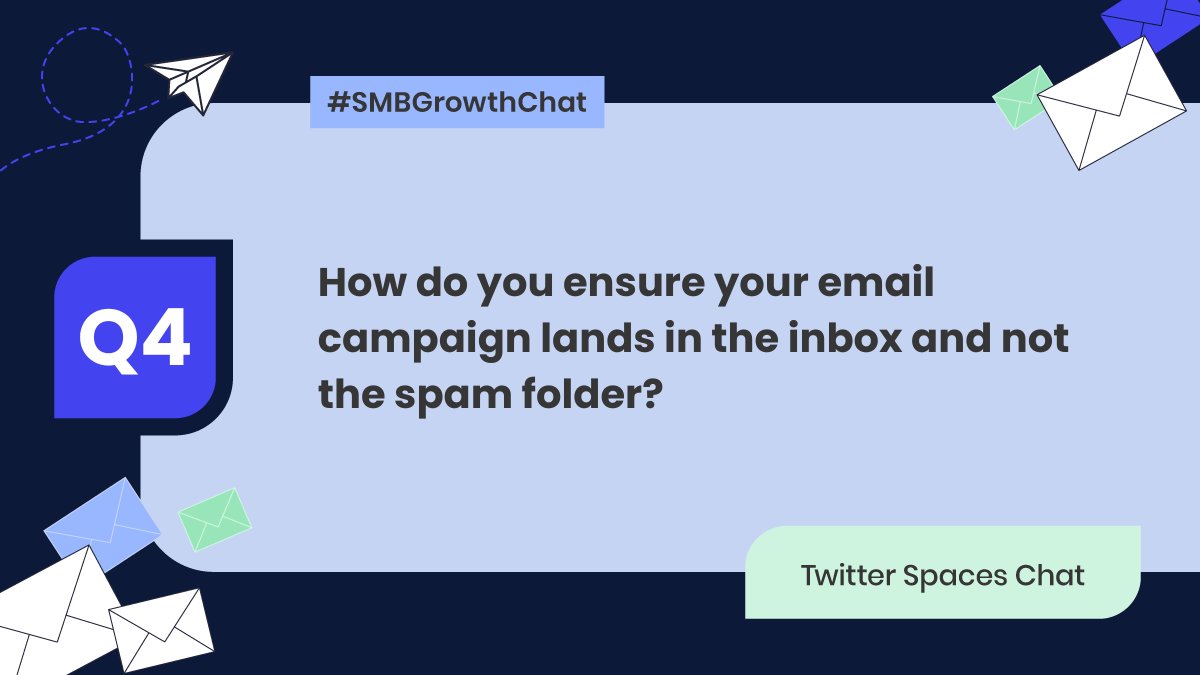 SiteGround's tweet photo. 📬 Deliverability is crucial in email marketing. How do you ensure your campaign lands in the inbox, not the spam folder? #EmailDeliverability
Tune in to our #SMBGrowthChat to hear from our experts at: https://t.co/I7Qe9qtZp2 https://t.co/o4wnv8UhYK