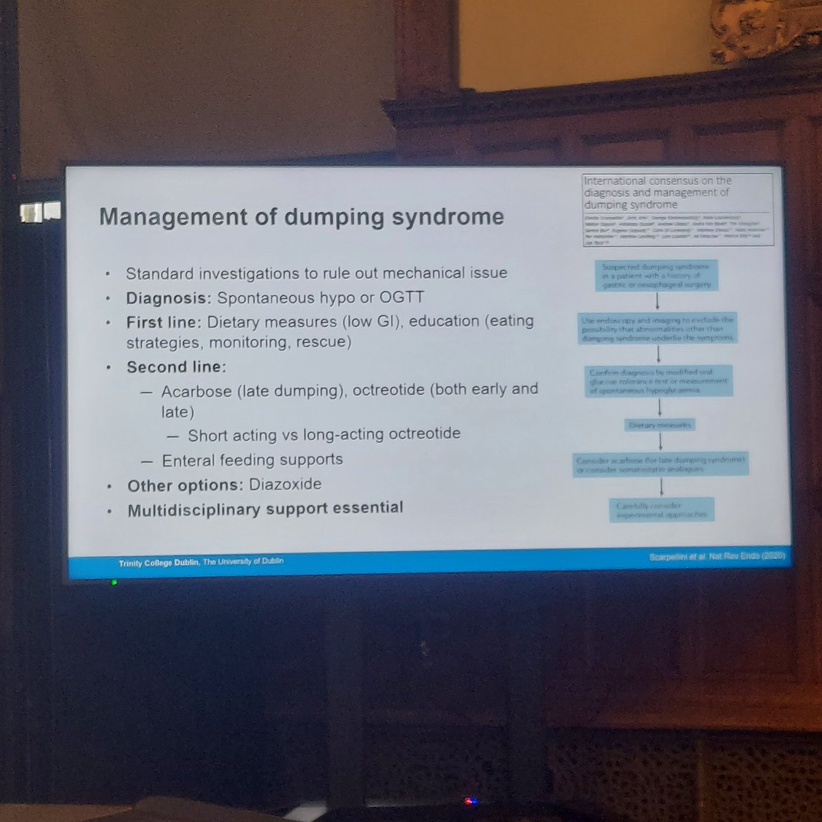 Really good talk about physiology behind total gastrectomy patients who have failure to thrive! #augis2023 <a href="/Augishealth/">AUGIS</a> <a href="/roux_group/">The Roux Group</a>