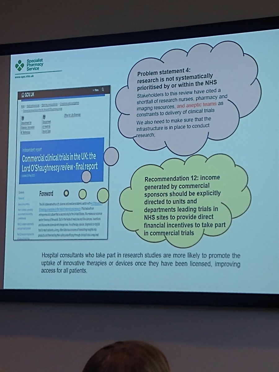 Dr Andy Lowey (@loweyandy) on Twitter photo ๐จ Business case tip alert๐จ
The O'Shaughnessy Report picks out the need for aseptic units to be able to prioritise clinical trials....
....and that they should receive income to incentivise this....๐๐ฐ
<a href="/AnneBlackPharm/">Anne Black ๐</a> <a href="/emsmith8/">emily smith</a>
#qats23 #qats2023 #ATIMPs #GTMP ๐จ Business case tip alert๐จ
The O'Shaughnessy Report picks out the need for aseptic units to be able to prioritise clinical trials....
....and that they should receive income to incentivise this....๐๐ฐ
<a href="/AnneBlackPharm/">Anne Black ๐</a> <a href="/emsmith8/">emily smith</a>
#qats23 #qats2023 #ATIMPs #GTMP
