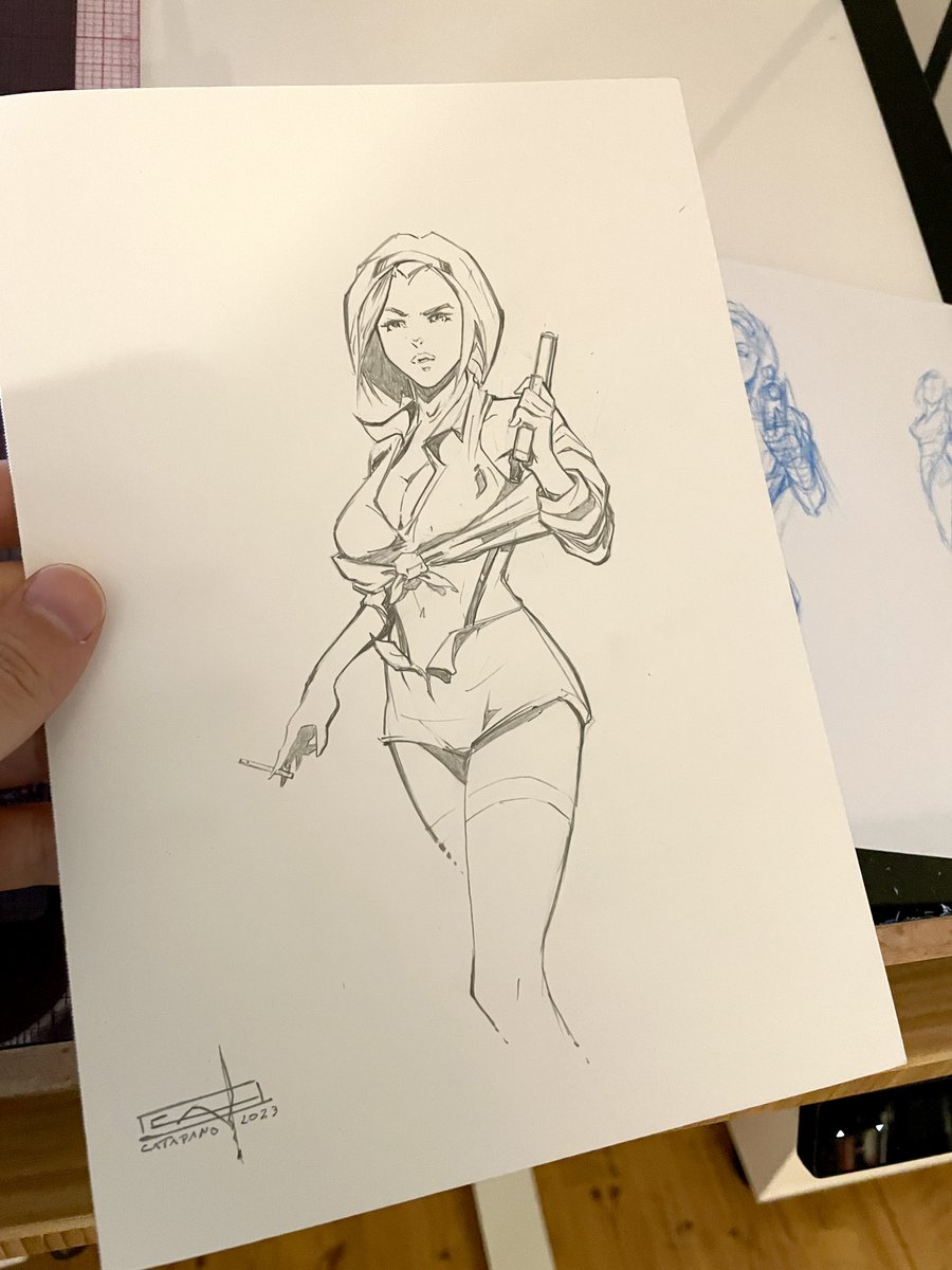 catapanoart's tweet photo. Big thanks to everyone who hung out during the Good Joe Show!

My rendition of Faye Valentine came how pretty awesome!

Do me a solid and Shoot me a Like and a 'good job' in the comments:  https://t.co/qDEXPFa2gB

#goodjoe #CowboyBebop https://t.co/cMXsy34X34