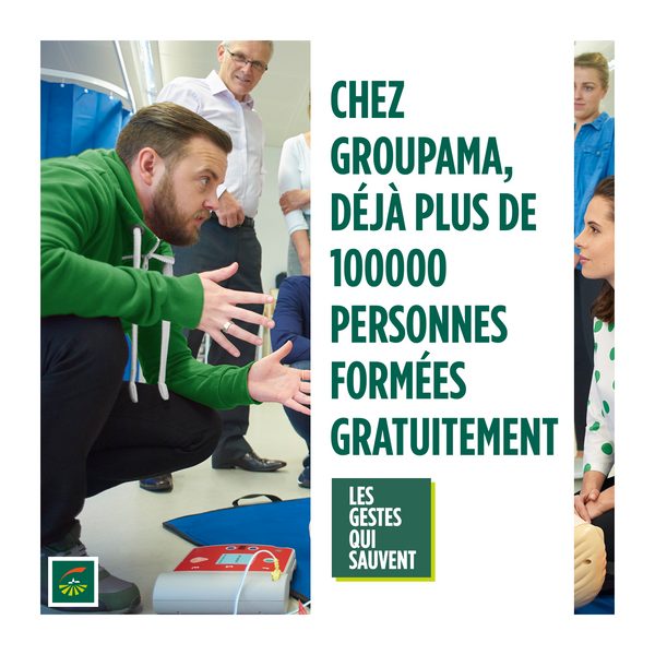 GroupamaNordEst's tweet photo. Pourquoi pas vous ? Vous aussi, apprenez à sauver des vies 💚 !
Trouvez une session de formation gratuite à côté de chez vous.
Par ici 👉 https://t.co/R1MXrxdPst
#GestesQuiSauvent #premierssecours https://t.co/n4EXyzcZmC