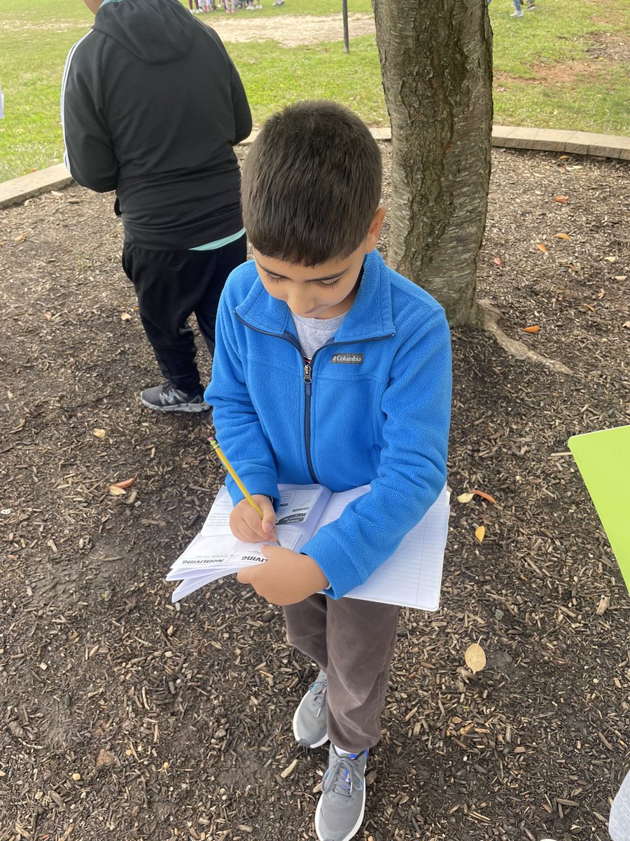Scientists explored the schoolyard to identify components of an ecosystem where ladybugs can be found! We had so much fun exploring on such a beautiful day. 🤗 <a href="/ColumbiaES_fcps/">Columbia Elementary School</a> @FCPSScience