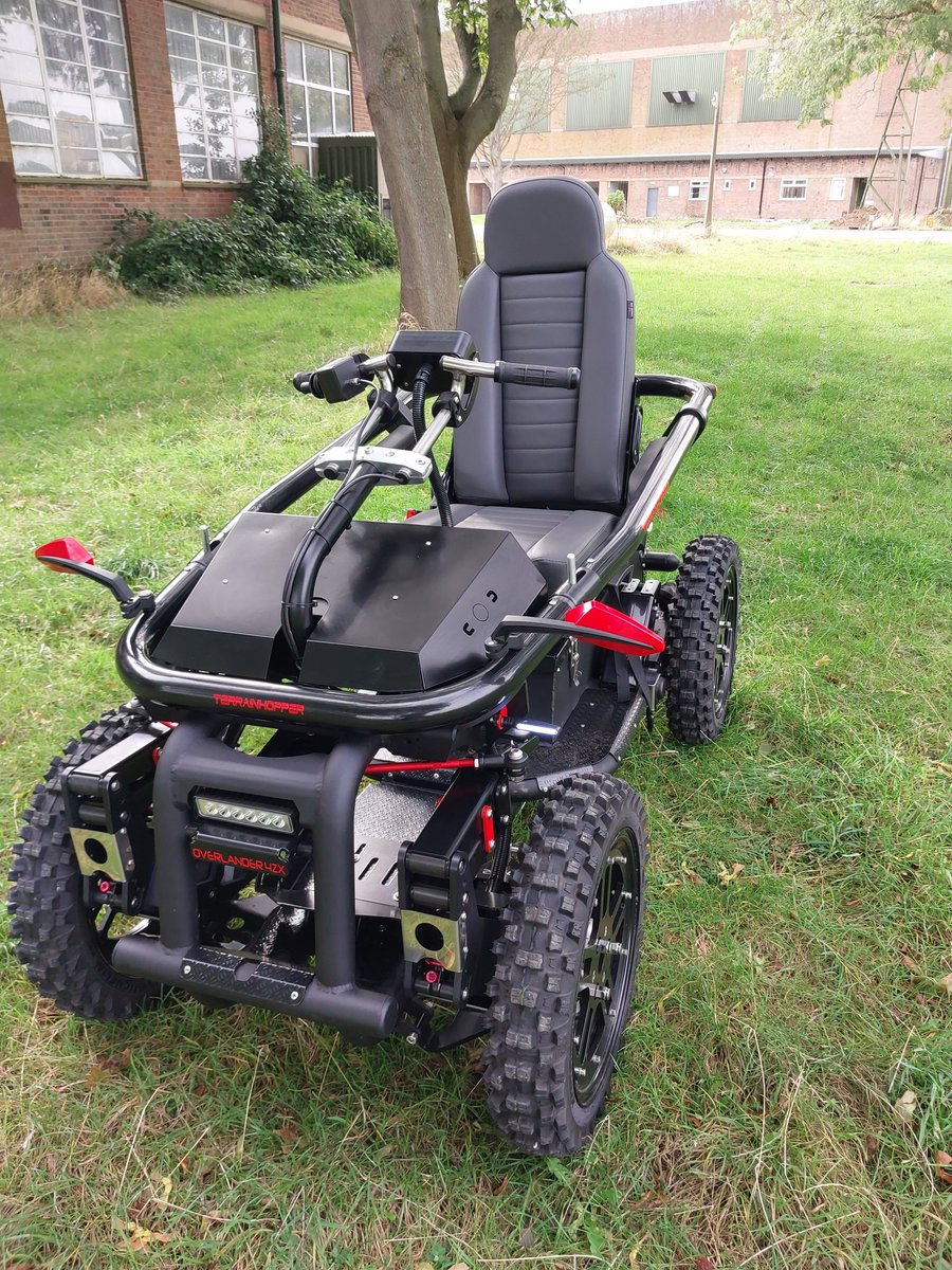TerrainHopper's tweet photo. For Sale: 

New Extended TerrainHopper 4ZX equipped with:

-Manual steering
-4mph speed
-Roll-bar opening on both sides
-4x100AH batteries

Extras: walking stick holders, footrest, manual swivel seat

This is a new product with a cost of £22,089. If you're interested get in touch https://t.co/G9dR3YtWkD