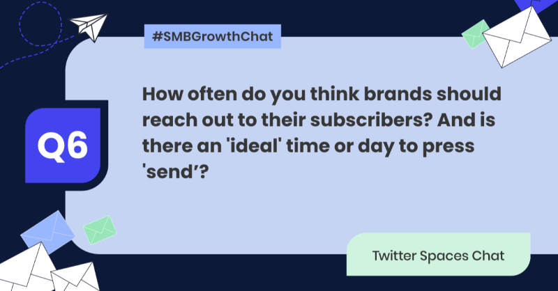 SiteGround's tweet photo. ⏰ Frequency and timing can make or break your email marketing. How often should brands reach out? Is there an 'ideal' time to hit 'send’?
Share your best practices using #SMBGrowthChat #EmailTiming