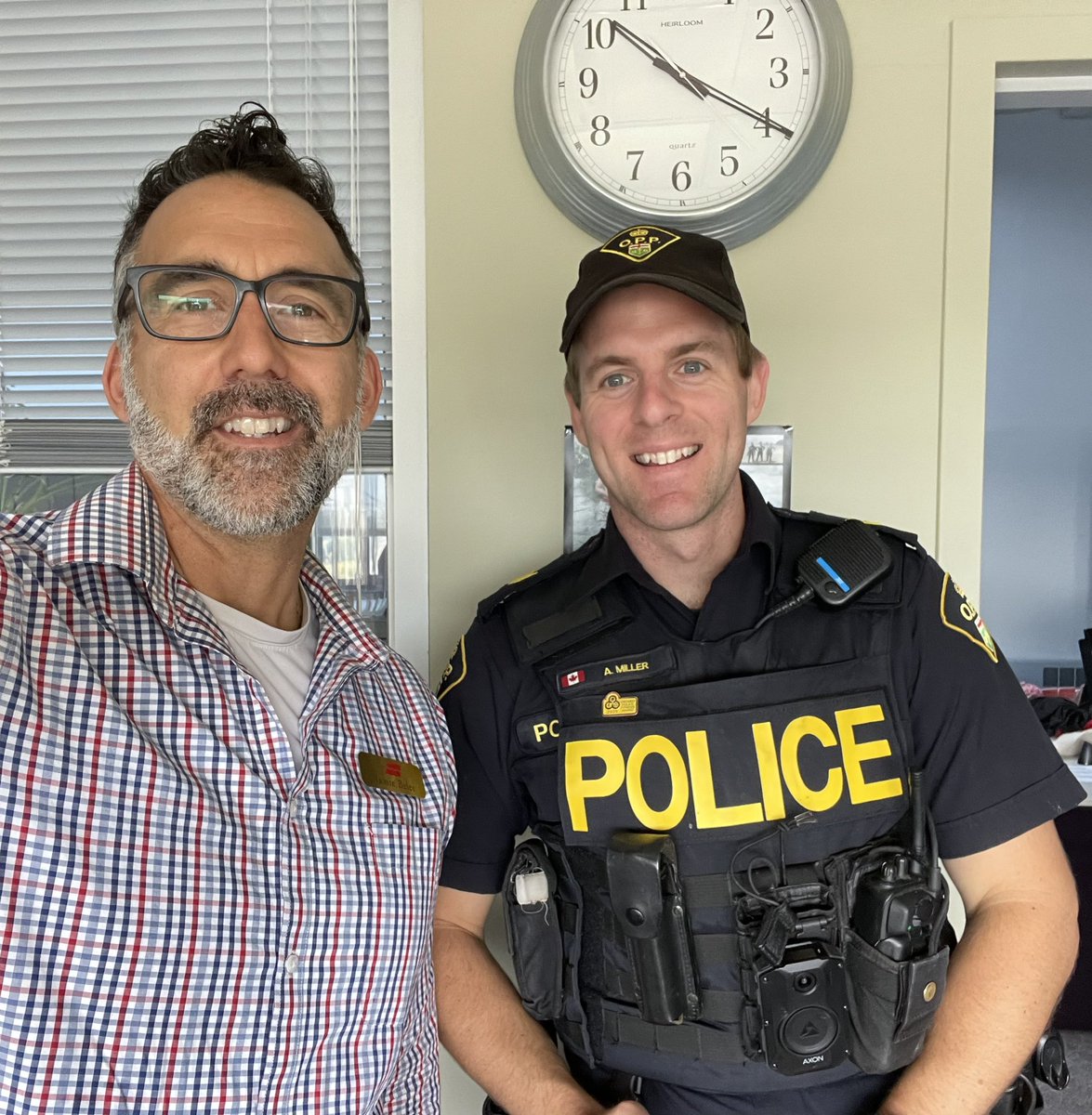 Jamie Belec (@jamiebelec) on Twitter photo Always nice to chat with our #CommunityPartners when they come by <a href="/whatsinsideslc/">St. Lawrence College</a> So great to see you Aaron! <a href="/OPP_ER/">OPP East Region</a> is blessed to have you as a part of the team! Thanks for keeping our communities #safe #buildingcommunity #CommunityServices #workingtogether Always nice to chat with our #CommunityPartners when they come by <a href="/whatsinsideslc/">St. Lawrence College</a> So great to see you Aaron! <a href="/OPP_ER/">OPP East Region</a> is blessed to have you as a part of the team! Thanks for keeping our communities #safe #buildingcommunity #CommunityServices #workingtogether
