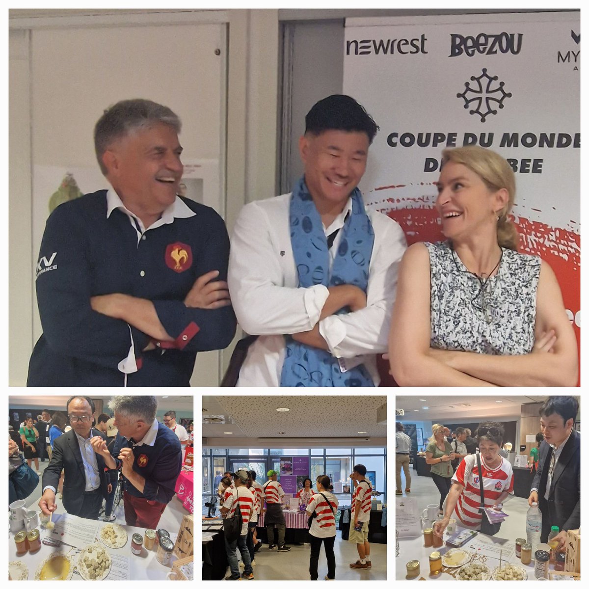 🇯🇵Événement "Yokoso"

✅️Le Club des Ambassadeurs de Toulouse  a organisé un moment fort avec nos amis Japonnais pour leur faire découvrir notre club, nos missions et déguster des gourmandises Toulousaines à l'occasion de la Coupe du Monde de Rugby 2023.🏉
<a href="/rug_bee/">RugBee</a> <a href="/Beezou1/">Beezou</a>