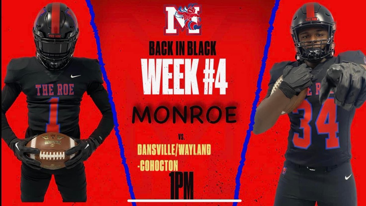 WELCOME TO THE ROE ⚫️🔴 
HOMECOMING THIS WEEK Ⓜ️