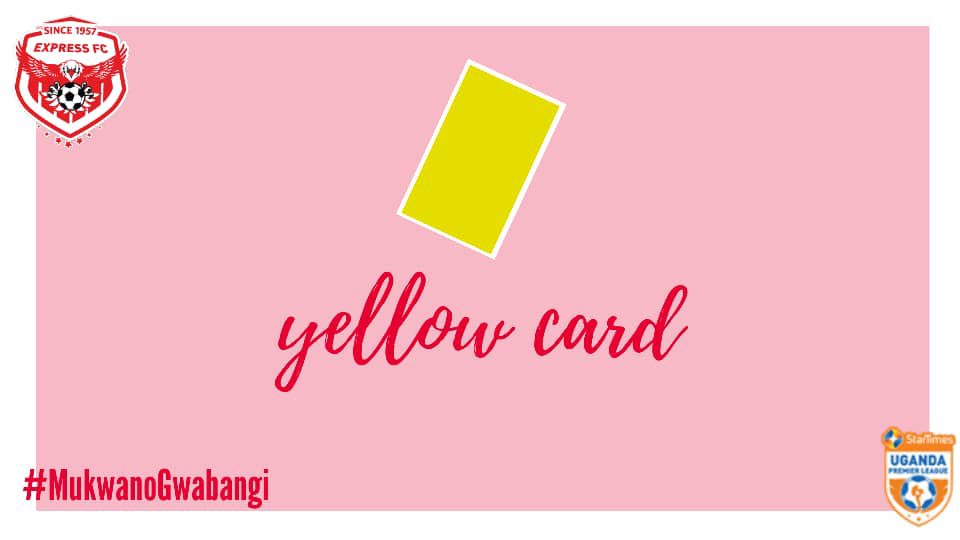 ExpressFCUganda's tweet photo. 67’ Yellow card shown to Alpha. 
 
🔴⚪ || 0-1
 #SUPL || #BUSEXP || #MD2 https://t.co/vtCa0LUz5O