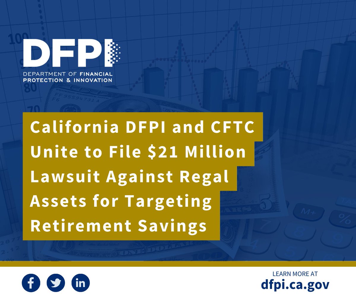 CA Department of Financial Protection & Innovation tweet media