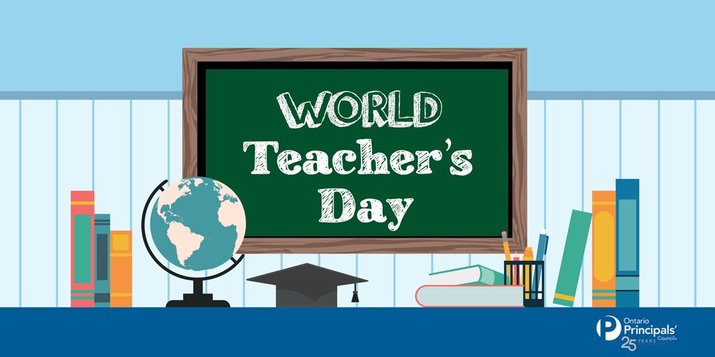 Happy #WorldTeachersDay! Today in particular we celebrate, acknowledge and thank all those who teach, mentor, coach, support and guide students. Thank you for your enormous contributions.
<a href="/ETFOeducators/">Elementary Educators</a>
<a href="/osstf/">OSSTF Communications</a>