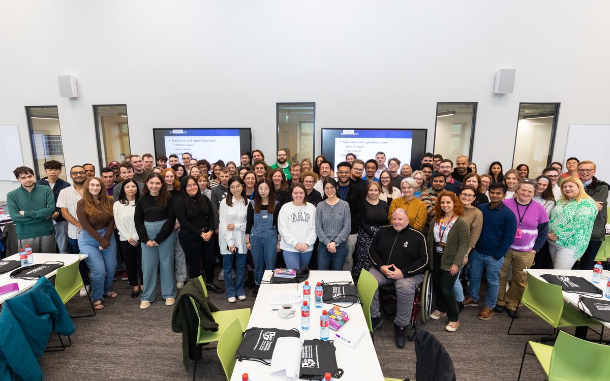 MU_Research's tweet photo. A warm welcome to all our Postgraduate Research students taking part in the Graduate Research Academy Induction today 🫶 #LoveIrishResearch #PostgradResearch https://t.co/M26INHgaVQ