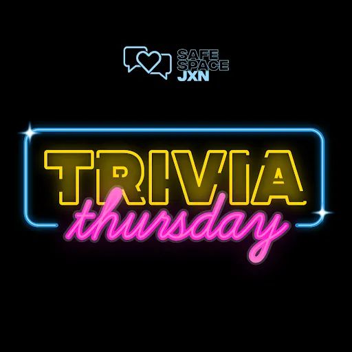 Today is #TriviaThursday! For this week's trivia question, check out our Instagram stories.

#SafeSpaceJxn #ChangeTheStigma #SexualHealth #LGBTQIAHealth #EndTheStigma #ItsJustSex #lgbtq #jxnMS #Jackson #JacksonMS #JacksonMississippi #sexeducation #sexpositivity #pride