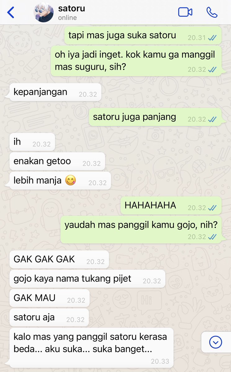 dokjea's tweet photo. 1. beneran satoru doang? https://t.co/hiReh2g0we