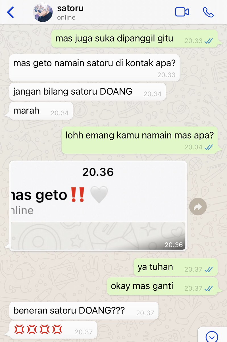 dokjea's tweet photo. 1. beneran satoru doang? https://t.co/hiReh2g0we