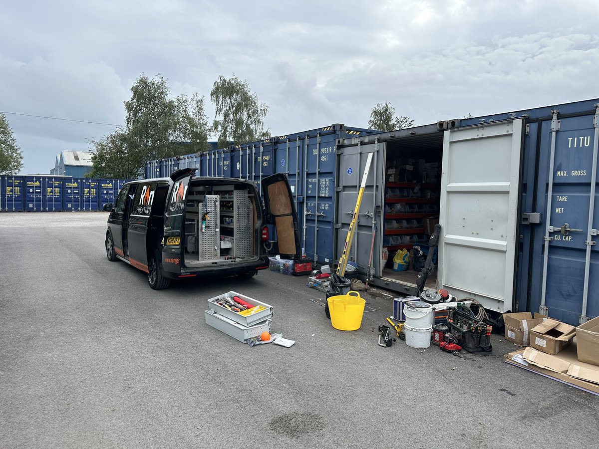 Stripping out the old van. 25 months since ordering, new one has finally arrived!