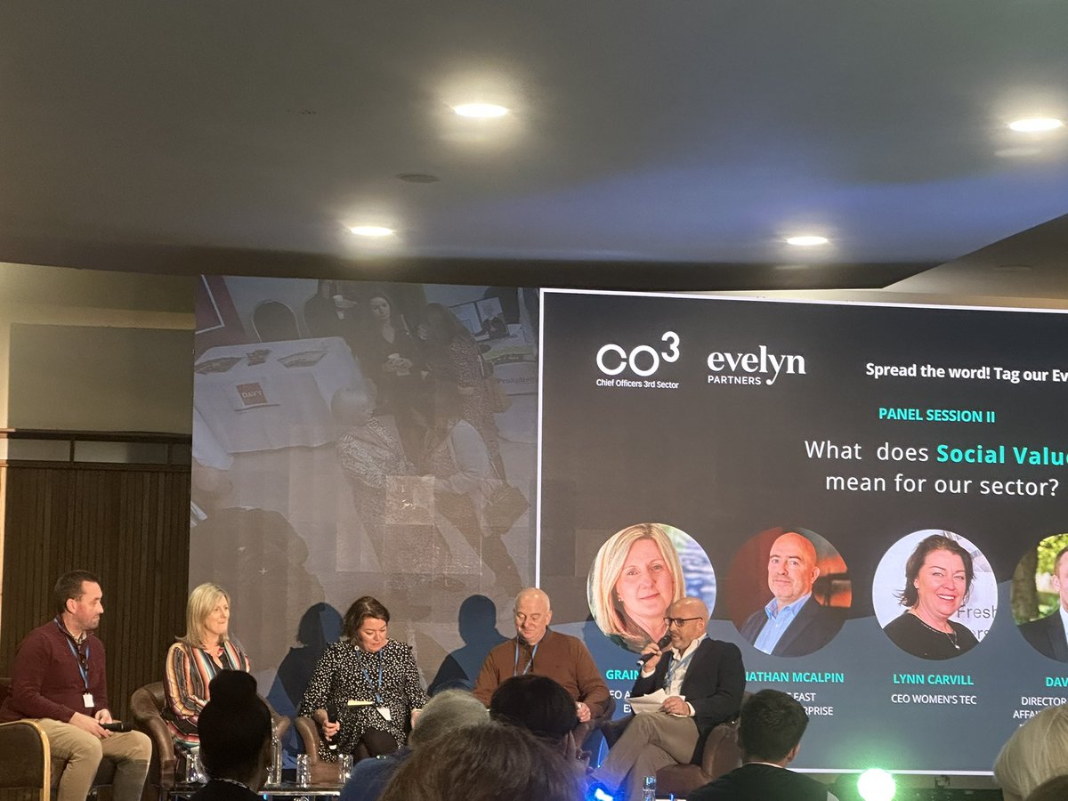 steviemcgarry's tweet photo. Looking fwd to this panel #CO3Conference on the opportunities from Social Value for our sector hosted by @jmcalpinebe and featuring the brill @lynncarvill https://t.co/hmd8JHFOjL