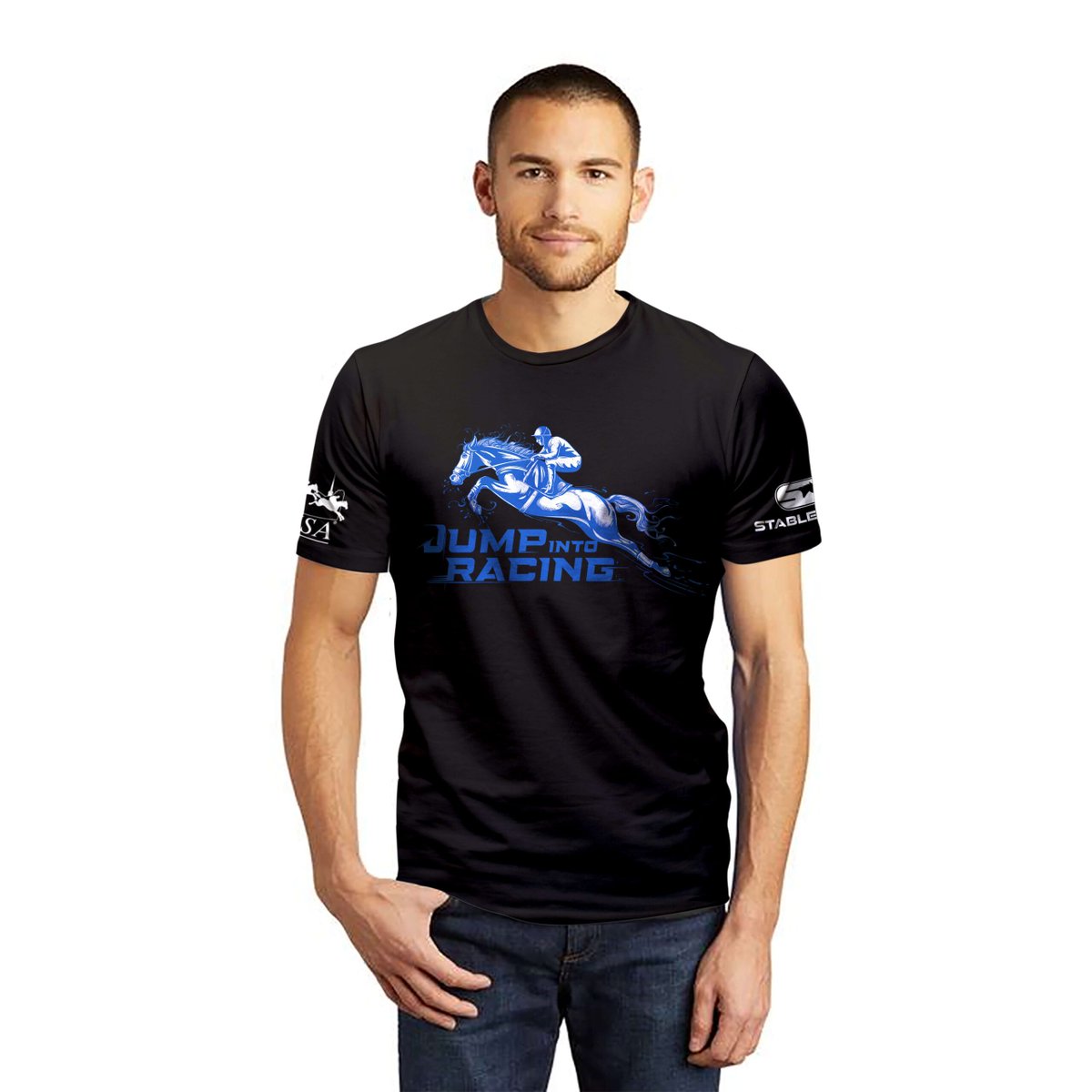 StableDuel's tweet photo. To celebrate this Sunday's @FoxfieldRaces we are giving away the official 2023 #JumpIntoRacing tee!

ENTER TO WIN: 
1️⃣  Follow us and @FoxfieldRaces 
2️⃣ RETWEET
3️⃣ Comment with your Stable Name in the app! (still time to sign up)

PLAY FOR FREE THIS SUNDAY FOR $2000 CASH PRIZES! https://t.co/gV9qH42li1