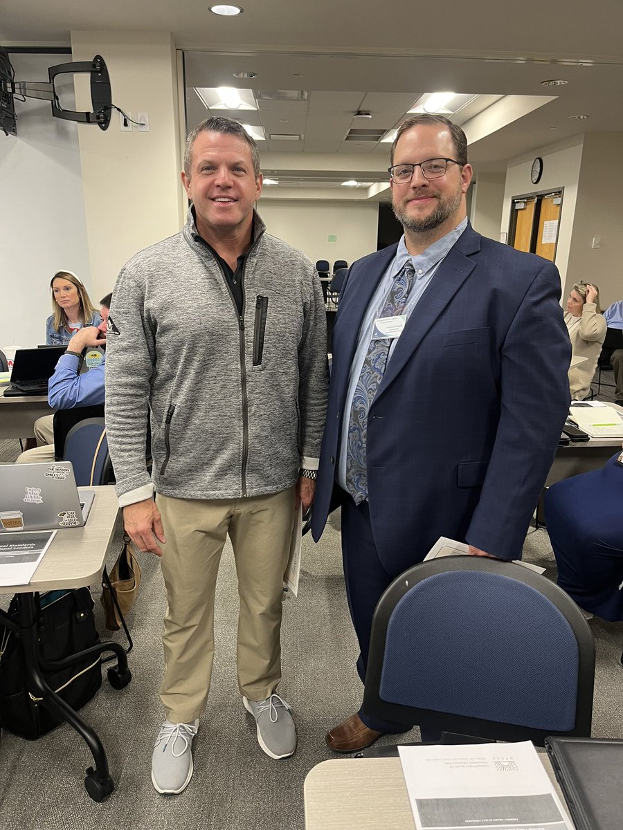 Important conversations are happening today during the Principal Advisory Council (PRAC) meeting today.  
Congratulations to Brian Eerenberg who will serve as the new chairperson for PrAC.