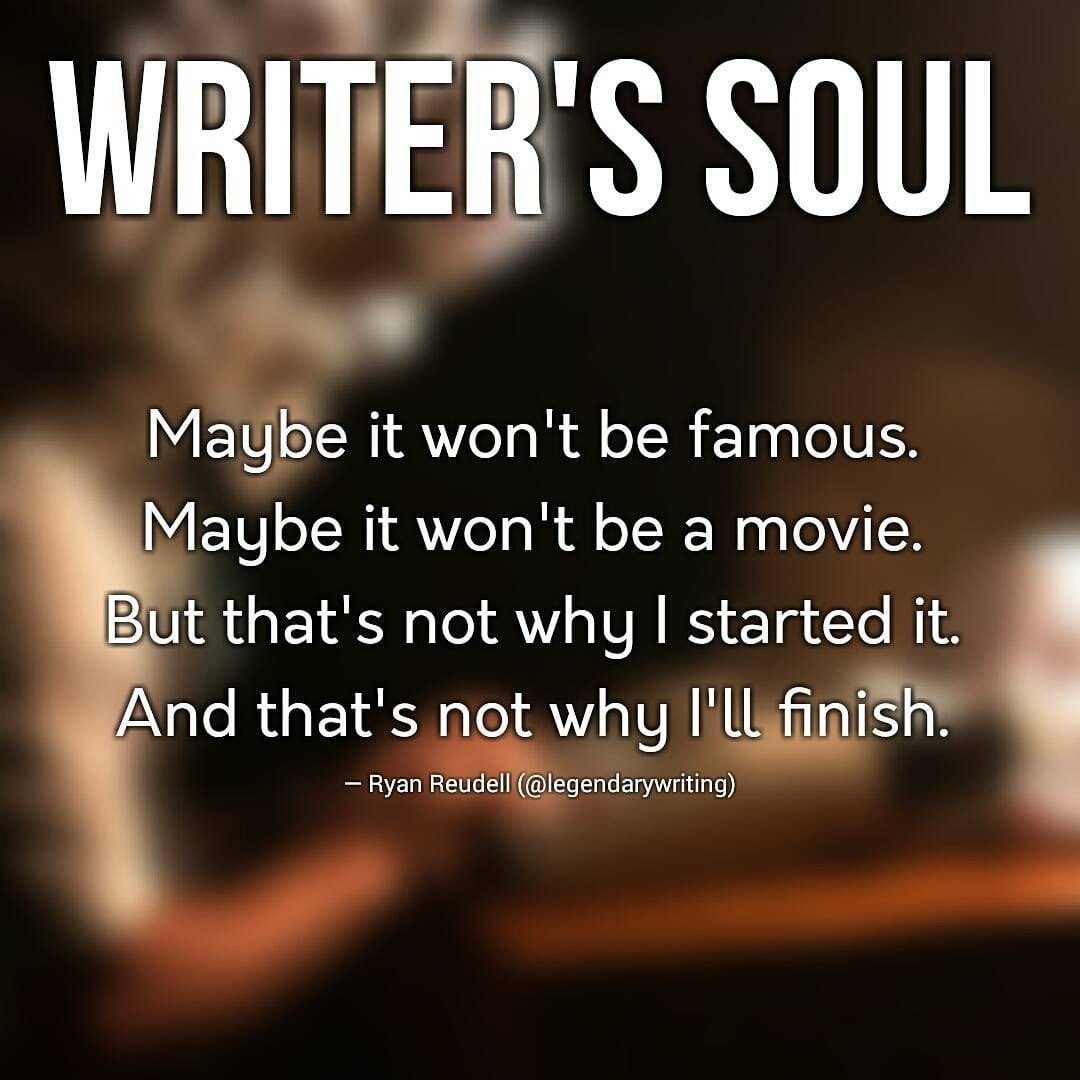 I am on a roll! I hope these posts speak to others... #writerslife