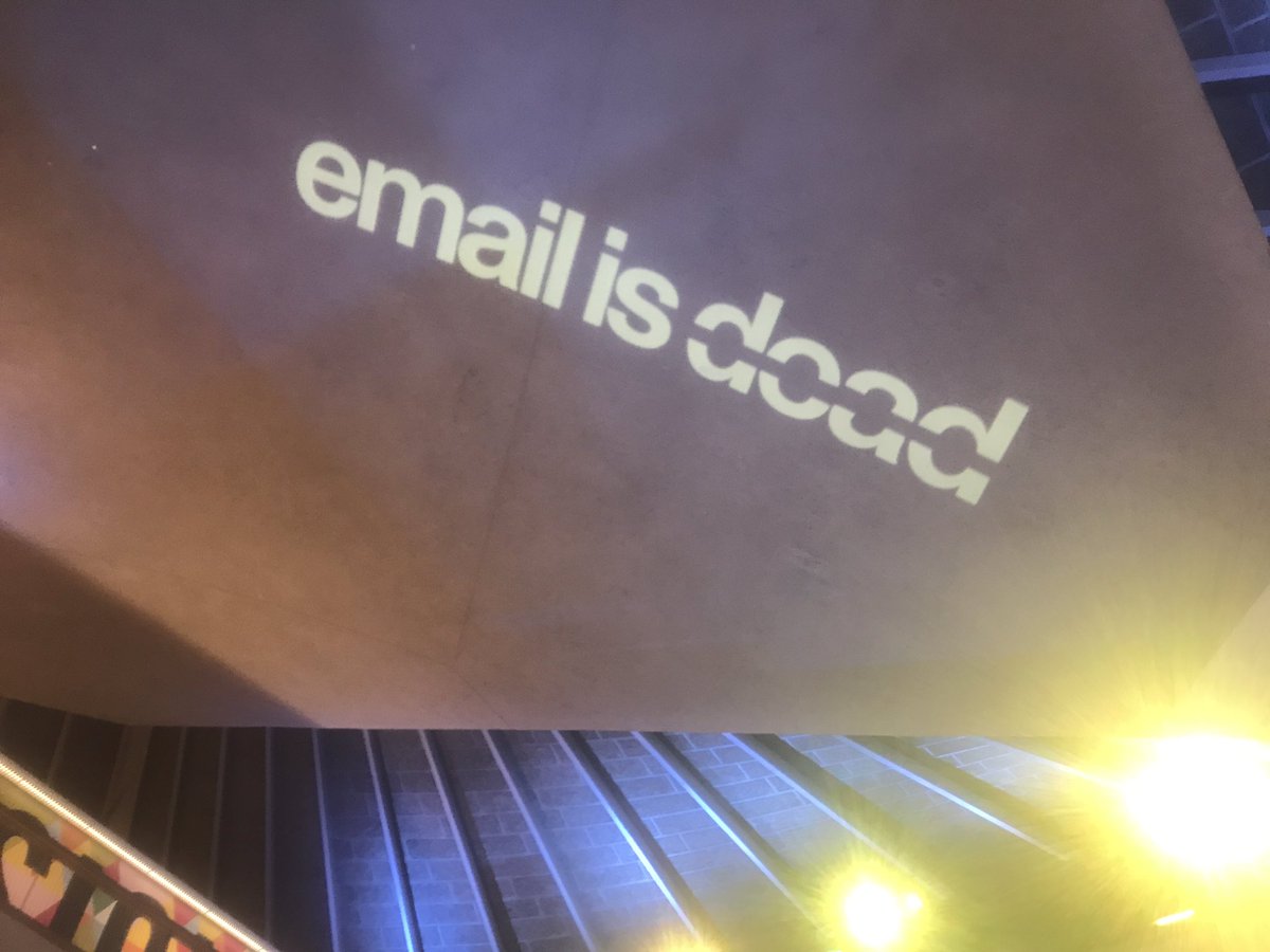 BThompsonEvents's tweet image. Wonderful @Intuit @Mailchimp ‘ email is dead ‘ exhibition opening night event @DesignMuseum ! Thanks very much for the invitation. Best of luck with it over the next 4 weeks!