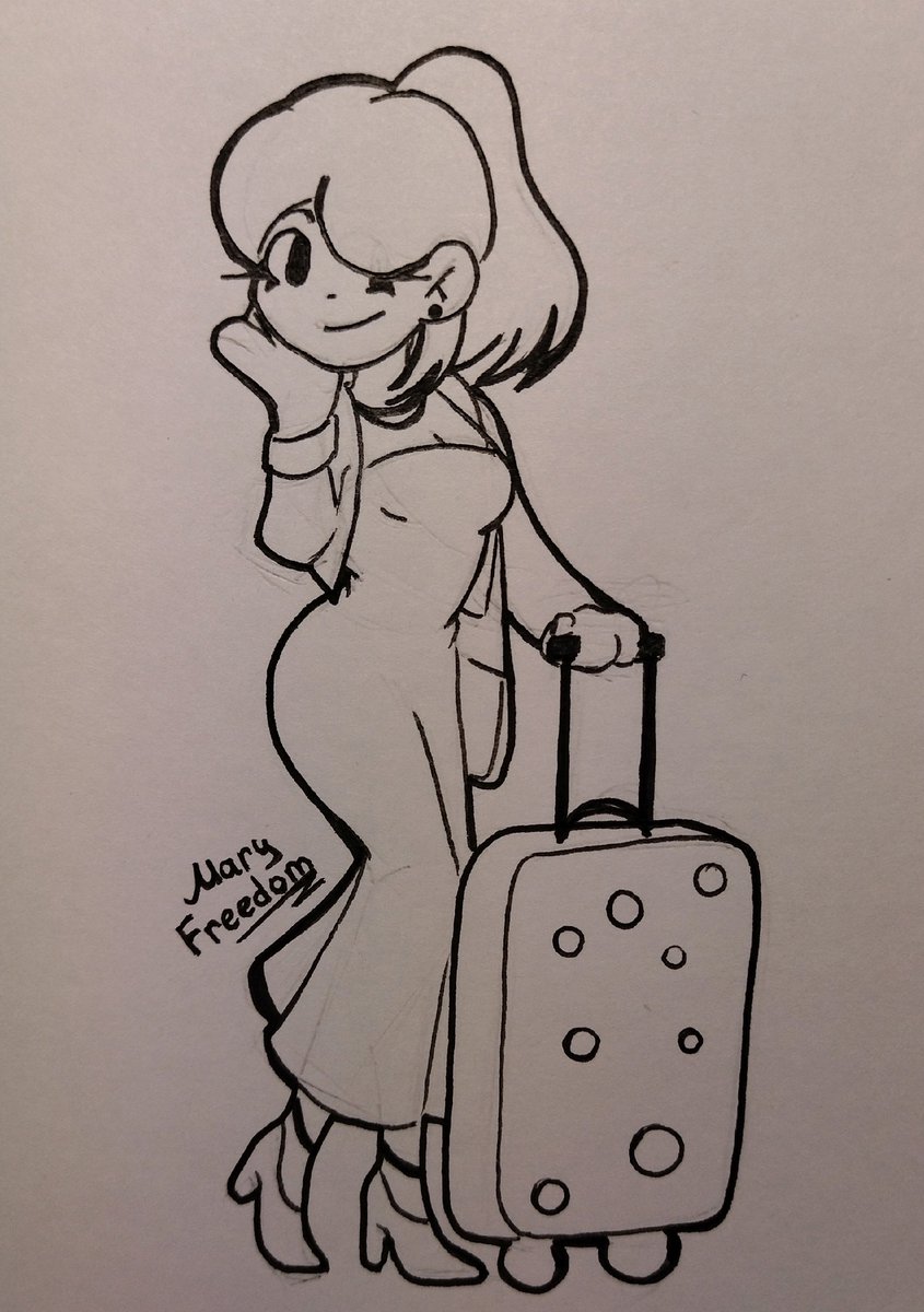 MaryFreedom342's tweet photo. She's ready for her honeymoon with her husband 

#StickGirlWeek #ElizabethGreene #HenryStickminFanArt #TheHenryStickminCollection #THSC https://t.co/CzxZB7LULH