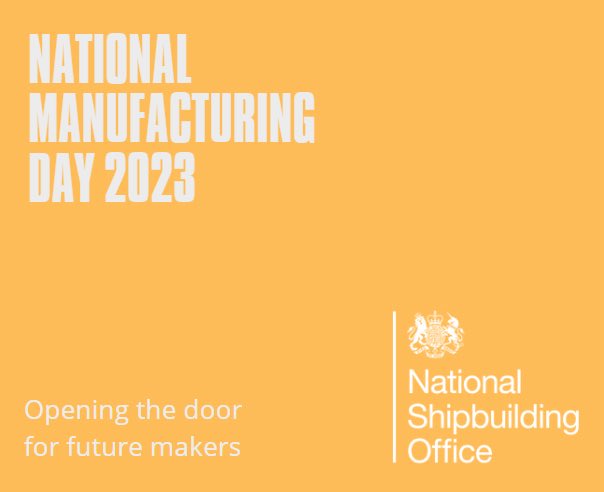 ⁦⁦@UK_NSO⁩ are proud to be supporting #NMD2023 and we celebrate all those working in shipbuilding and the broader supply chain to make it the thriving sector it is today.