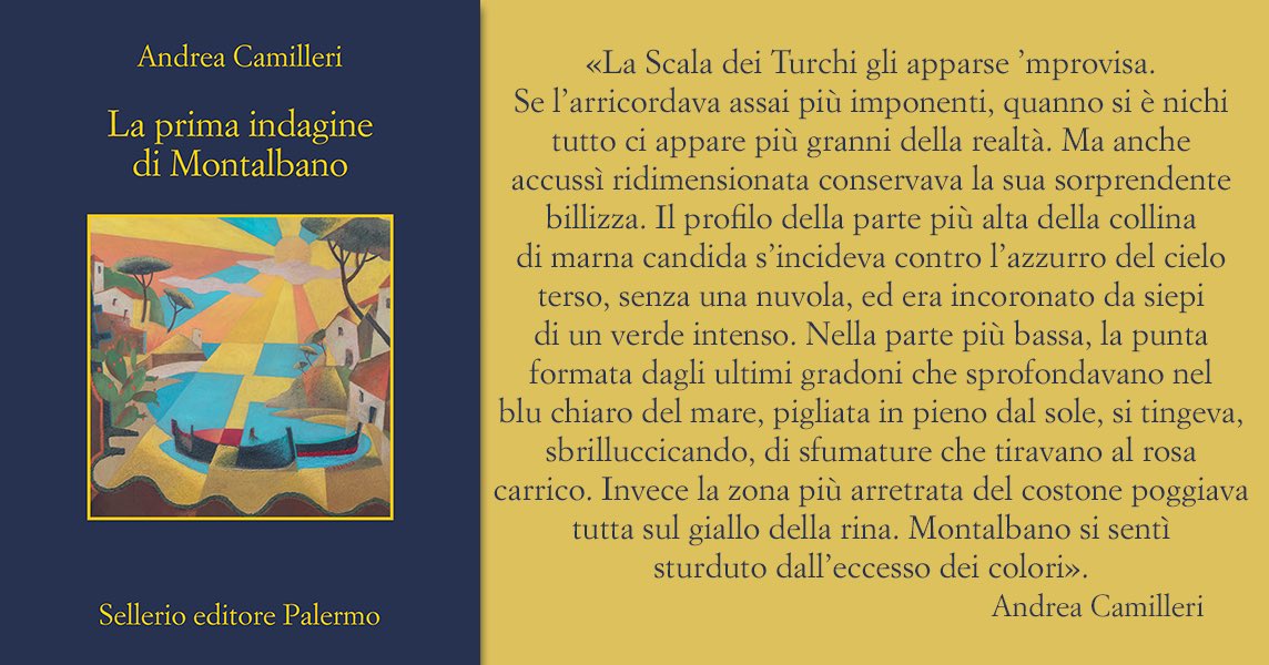 sellerioeditore's tweet photo. La #ScaladeiTurchi di #Realmonte diventa un bene totalmente pubblico! 
Ci siete mai stati in vacanza? Noi vogliamo ricordarla attraverso le parole di Andrea #Camilleri, una bellissima suggestione di #Montalbano. https://t.co/QWOQXbBfN2 https://t.co/GhgDi7BJ2Z