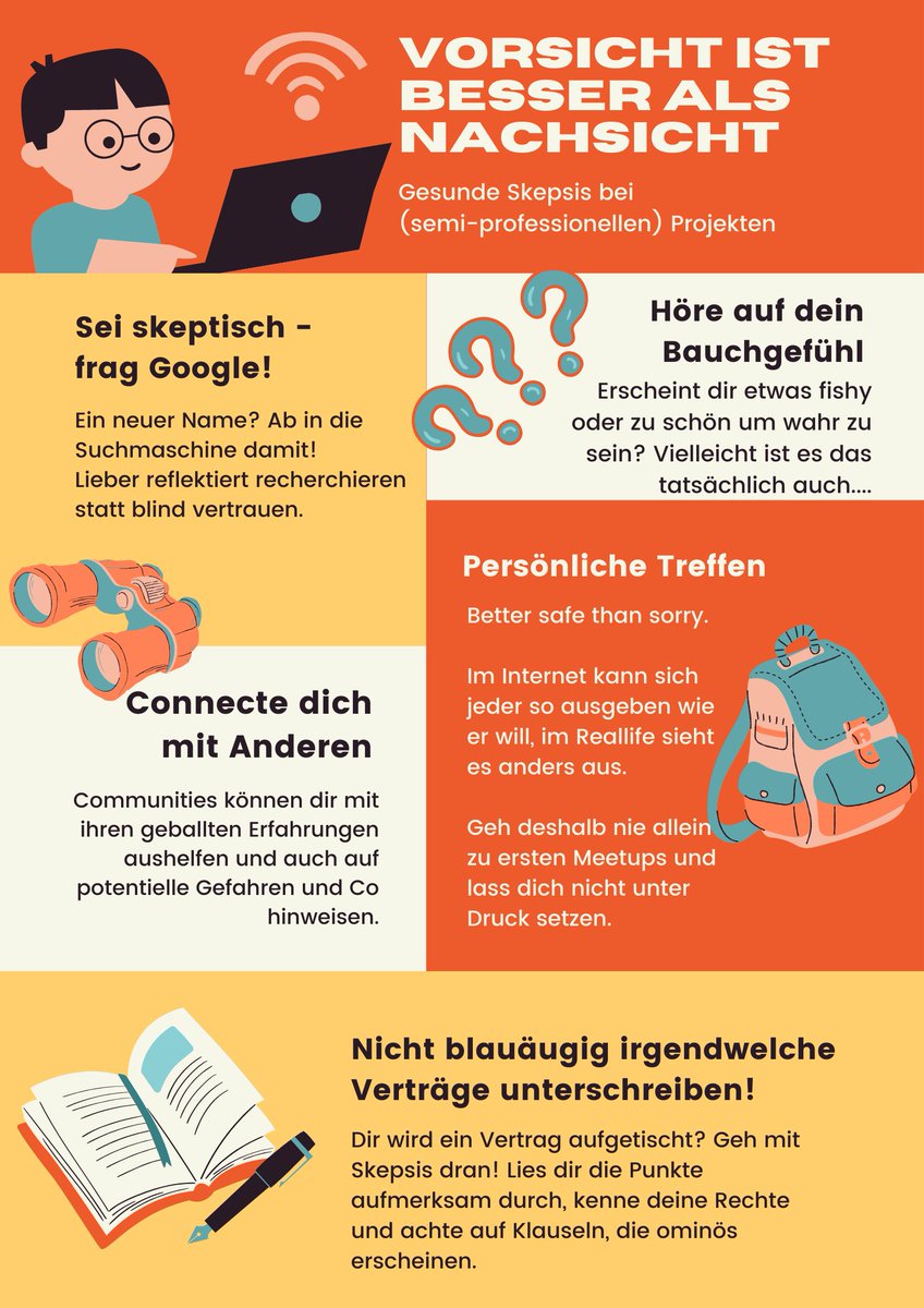 Da das Thema leider nie an Aktualität verliert - hier ein kleiner Leitfaden zum Umgang mit neuen (semi-professionellen) Projekten. 💡 Eigentlich für Jungsprecher:innen, aber anwendbar auf sämtliche Kreativschaffende die mit einem neuen Projekt und/oder Produzenten arbeiten.