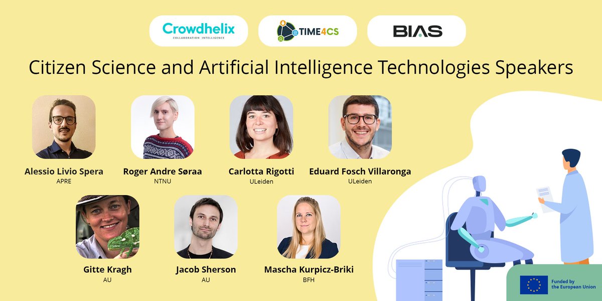 🎉 Exciting News! 🎉

Get ready to be inspired by amazing speakers and ignite your passion for #CitizenScience &amp; #AI Technologies at <a href="/TIME4CS/">TIME4CS</a> AND <a href="/BIASProjectEU/">BIAS Project</a> upcoming event ✨

Don't forget to mark your calendar! 🗓️

To register: biasproject.eu/activity/webin…