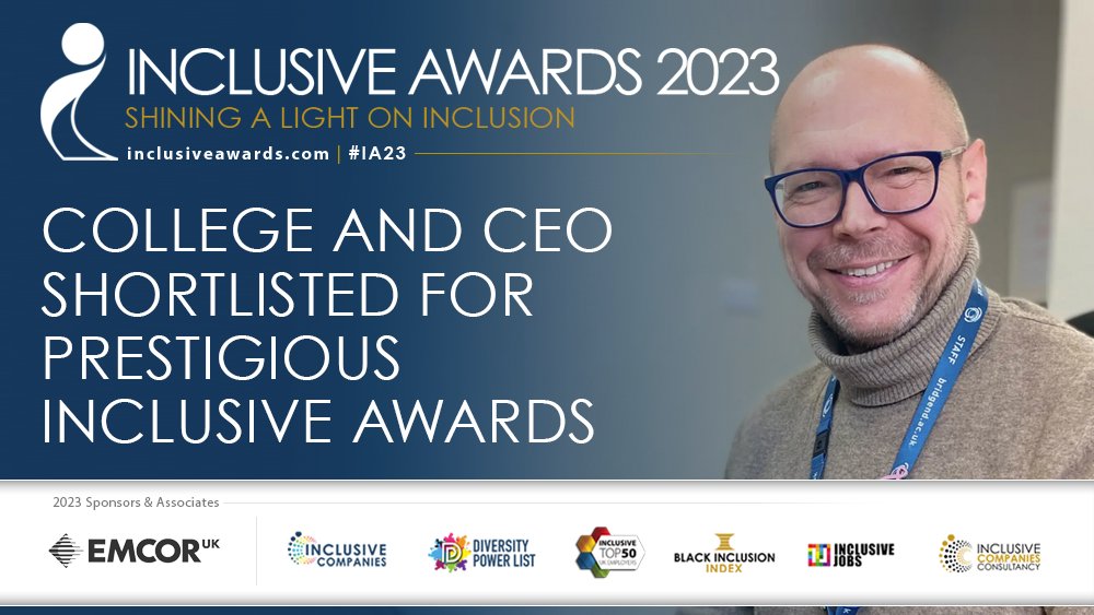 Did you know Bridgend College is the only Further Education institution to be shortlisted in any category at the Inclusive Awards 2023? 👏 Read more: inclusiveawards.com/college-and-ce… #furthereducation #inclusion #diversity #inclusiveawards #workplaceculture #inclusiveemployer #awards