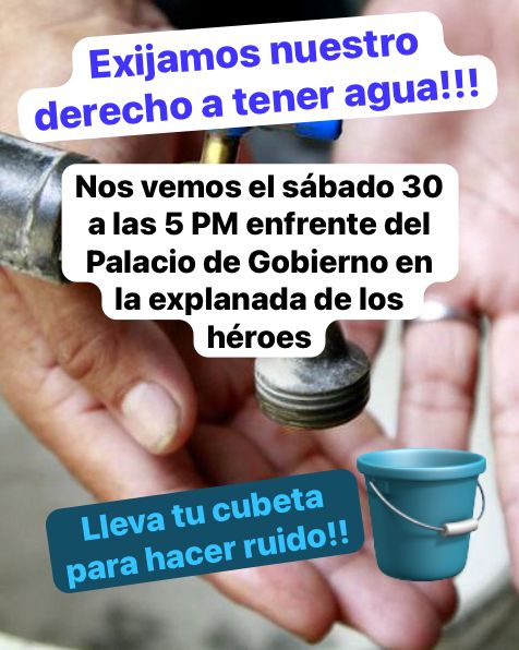 LoQuePasaEnNL's tweet photo. Las protestas por la falta de agua en Nuevo león optarían por reunirse el próximo sábado a las 5:00 pm frente al palacio de gobierno y dejar los bloqueos de avenidas, según está invitación que circula en redes sociales y grupos de whatsapp. https://t.co/FfCdGDna71