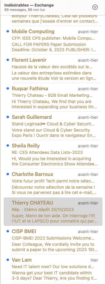 thchateau's tweet photo. Incroyable !! je suis dans mes propres spams 😁 https://t.co/rEFU21uqbI
